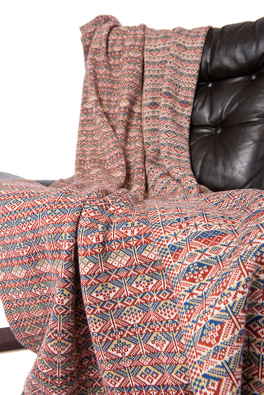 Reversible Fair Isle Throw