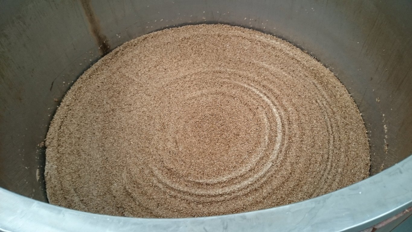 Malted grains after we have extracted the sugars!