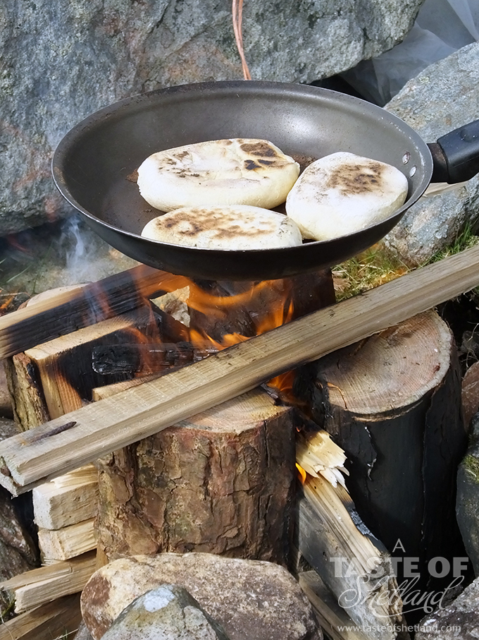 Cooking over a Nordic Fire Log | Shetland.org