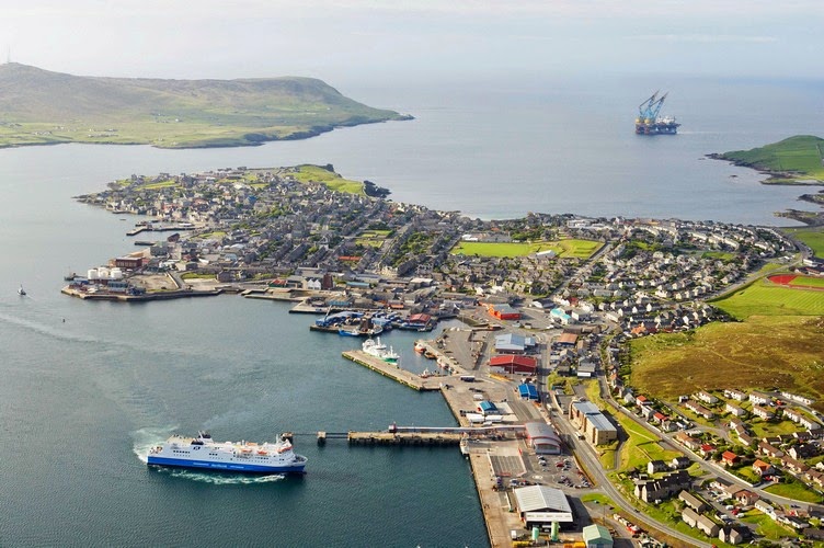 Tonnage Down at Lerwick Harbour