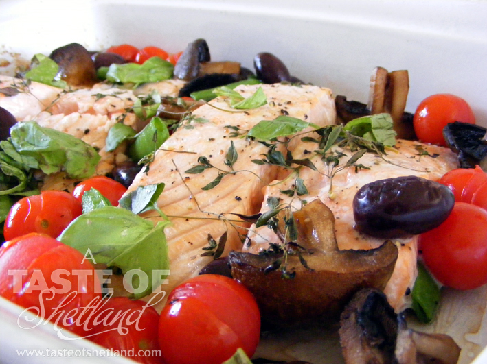 Tray Baked Shetland Salmon